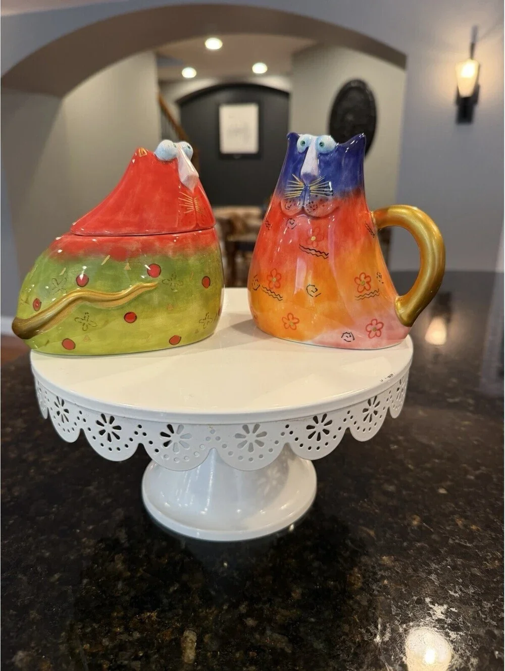 Joy Cats Studio Dreamworks Creamer &  Sugar Bowl With Lid